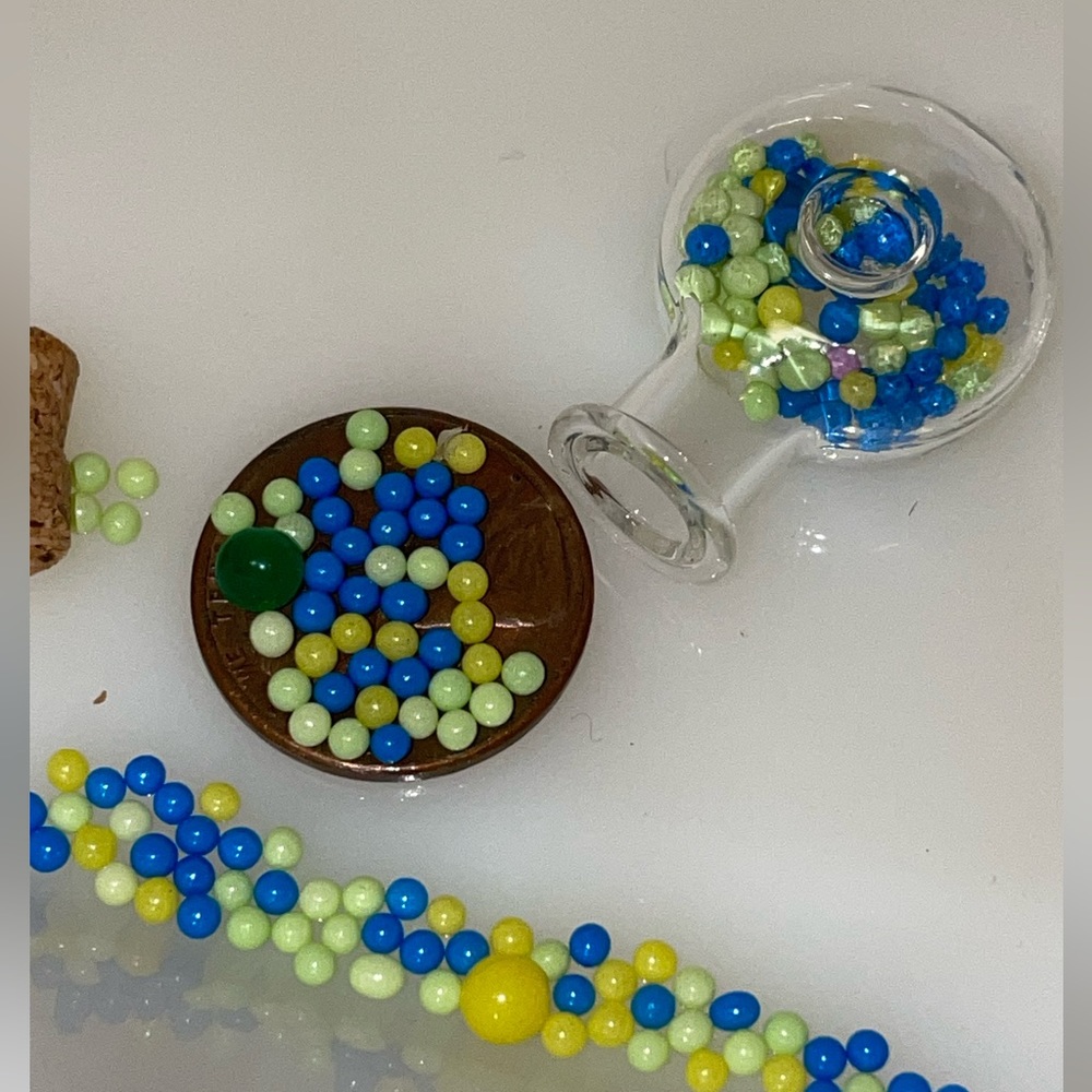 Miniature Glass Marbles (NOT BEADS)